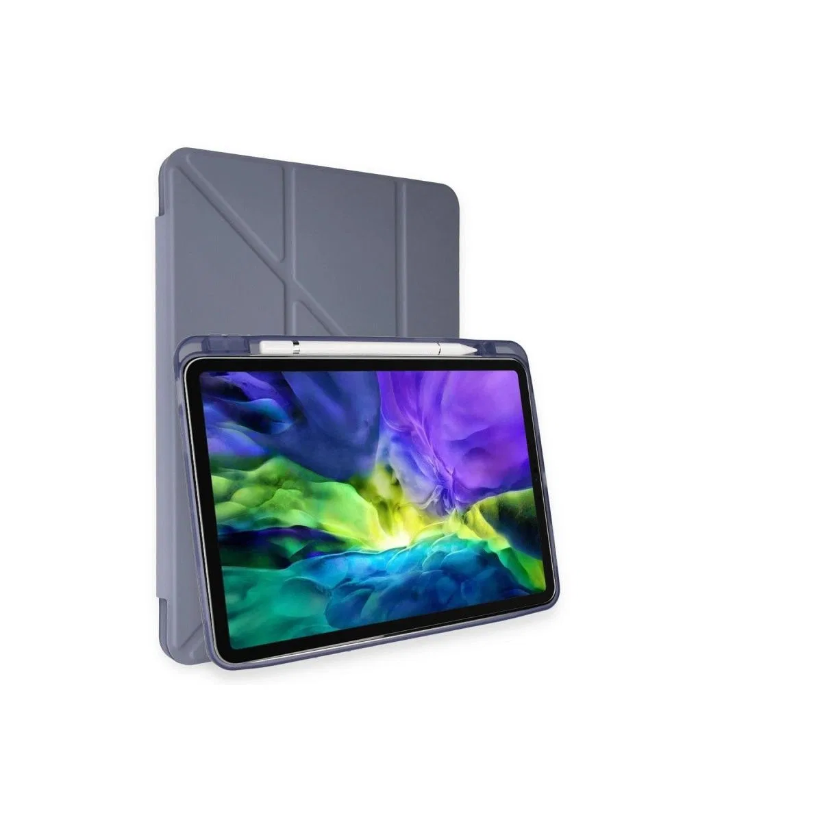 Apple İpad Air 4 10. 9 Kılıf Kalemlikli Mars Tablet Kılıfı - Lavender