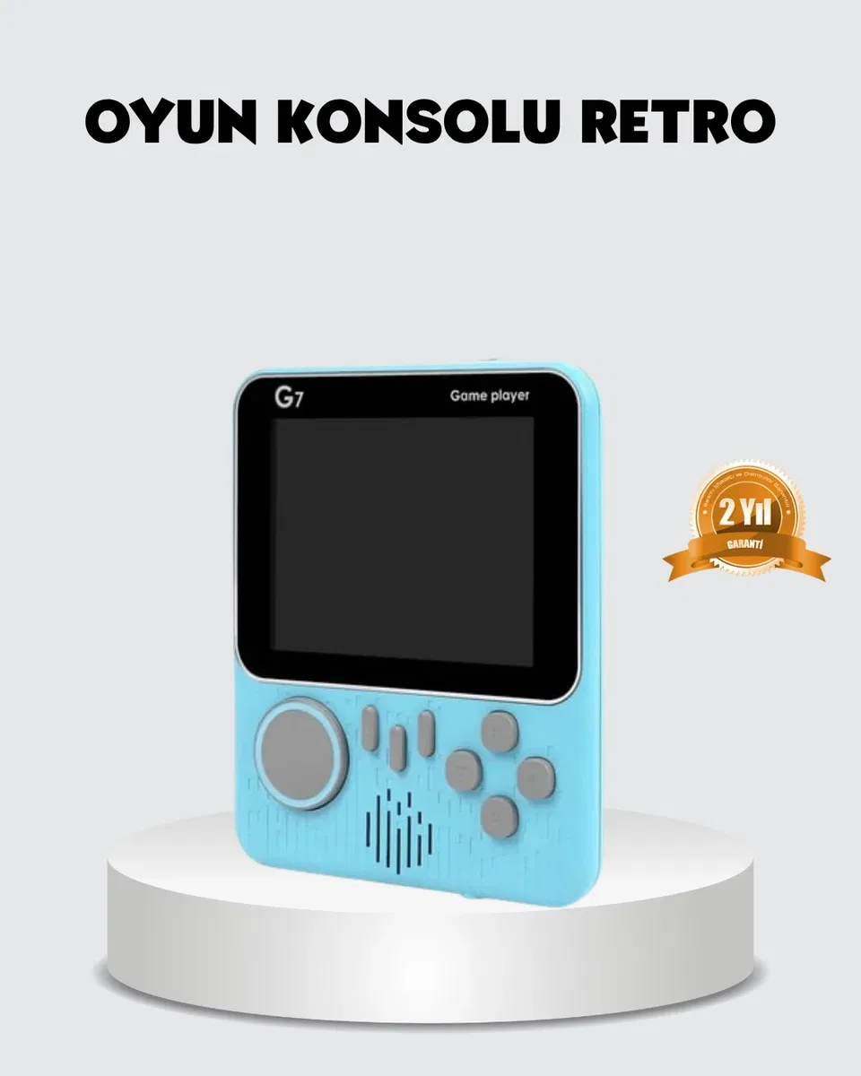 Taşınabilir Retro Oyun Konsolu – 3. 5 İnç LCD, 666 Klasik Oyun, TV Destekli