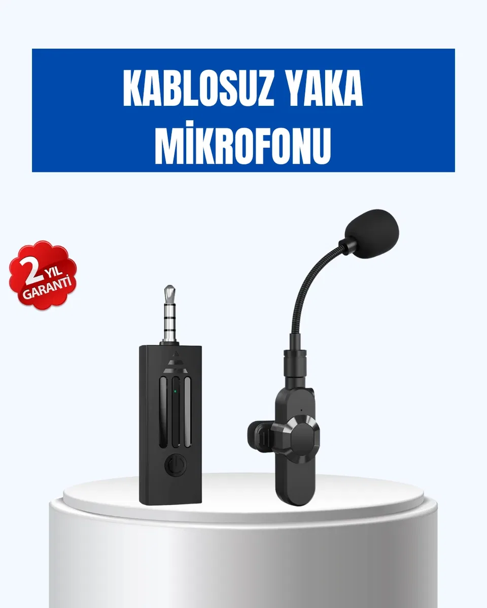 Bluetooth 5. 2 Destekli Gürültü Önleyici Kablosuz Mikrofon