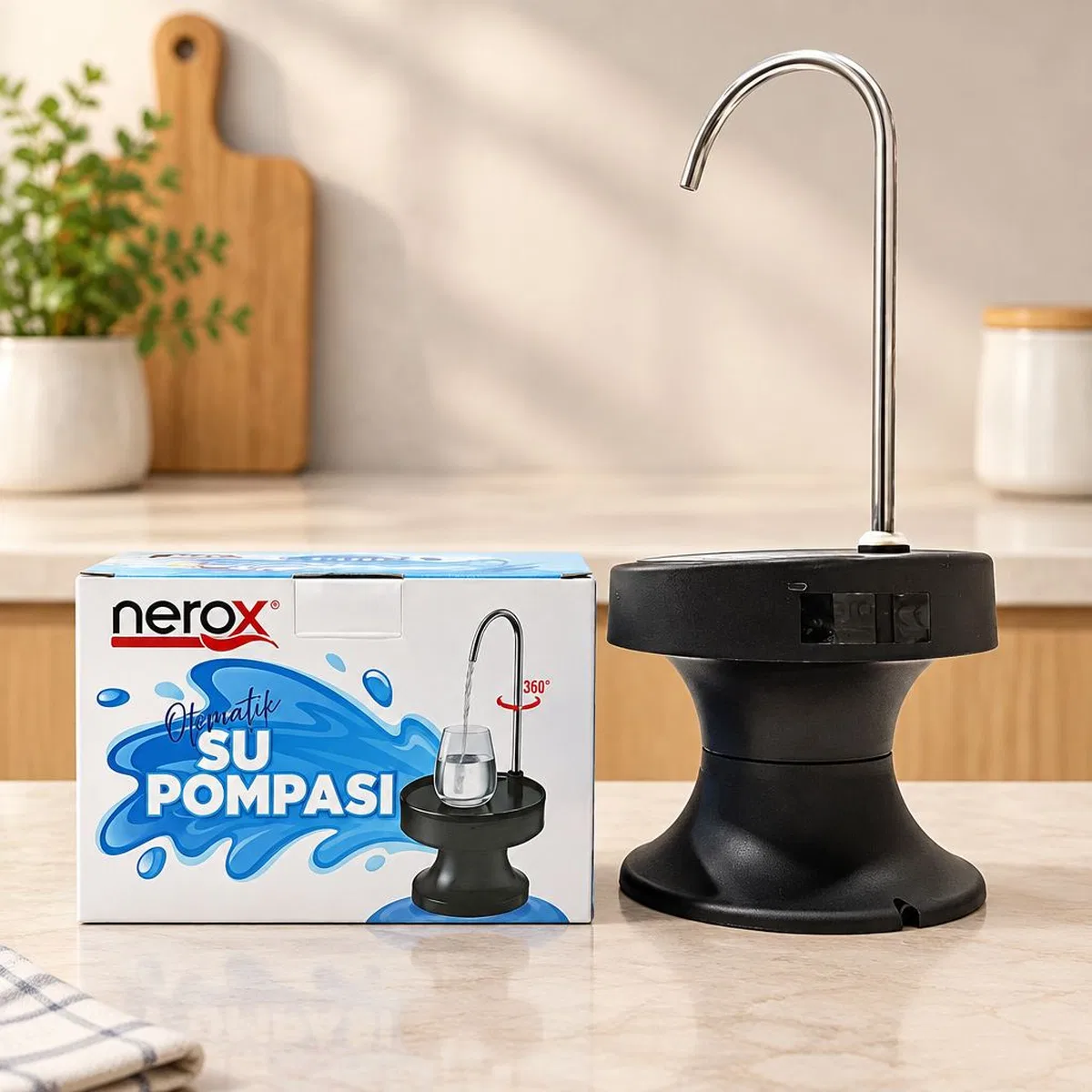 Şarjlı Otomatik Su Pompası