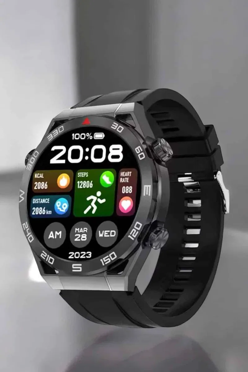 Akıllı Saat Yeni Nesil 2024 Model Metal Kordonlu Bluetooth Bağlantılı görsel 5