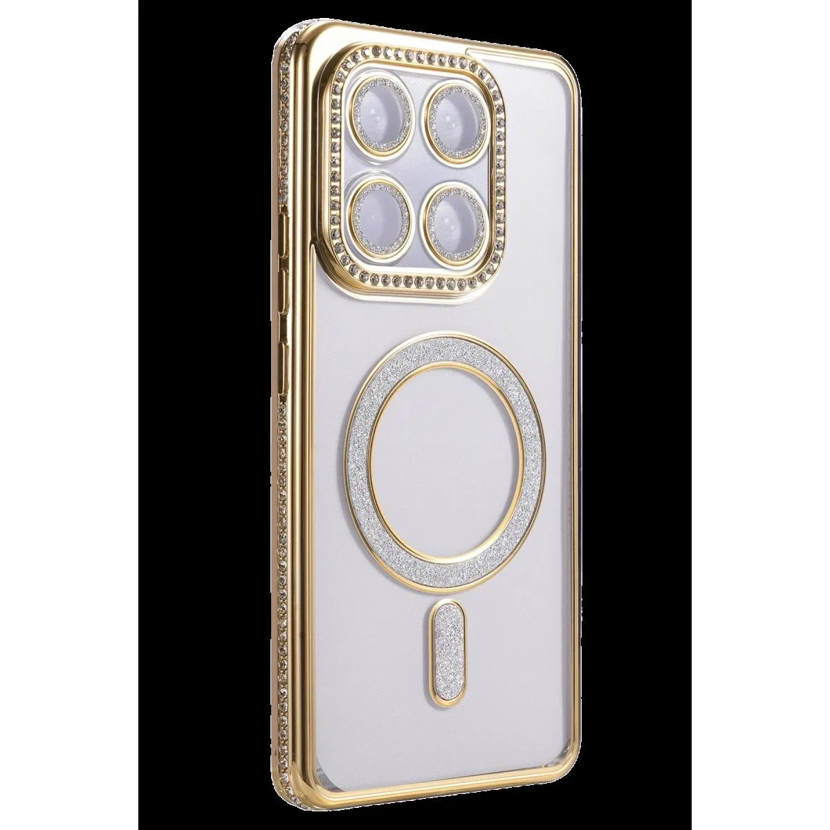 Newface Xiaomi Mi 17t Pro Joke Simli Magneticsafe Kılıf - Gold görsel 2