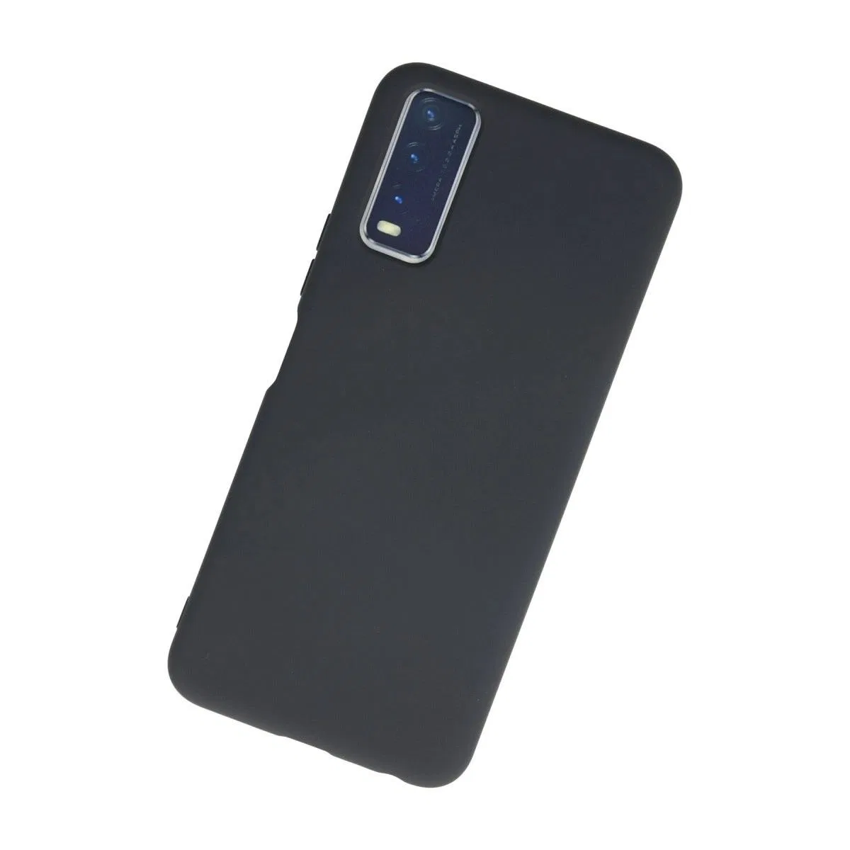 Vivo Y11s Kılıf Nano İçi Kadife Silikon - Gri görsel 3