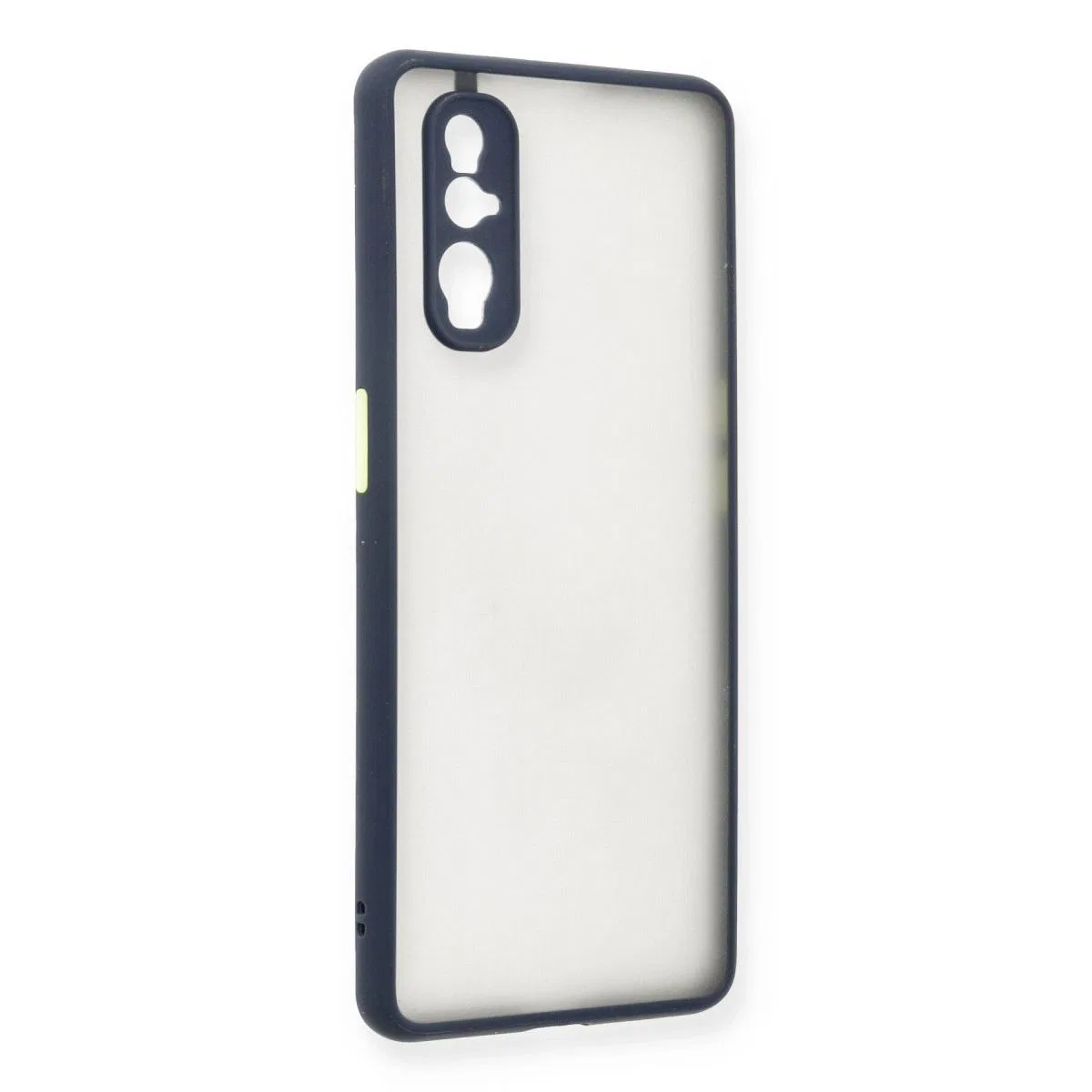 Oppo Find X2 Kılıf Montreal Silikon Kapak - Lacivert görsel 2