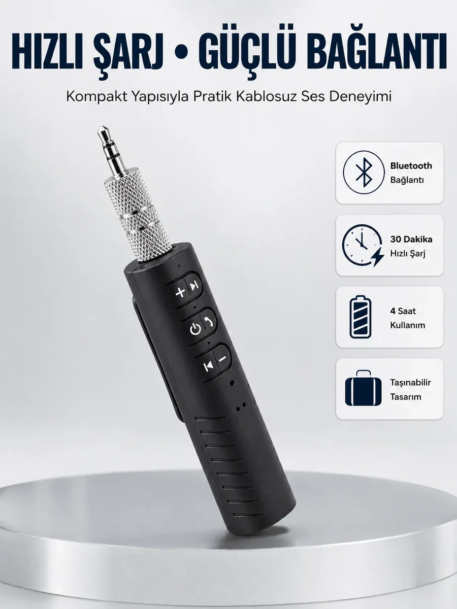 Bluetooth Destekli Ses Alıcısı – Eski Cihazlarınıza Yenilik Katın