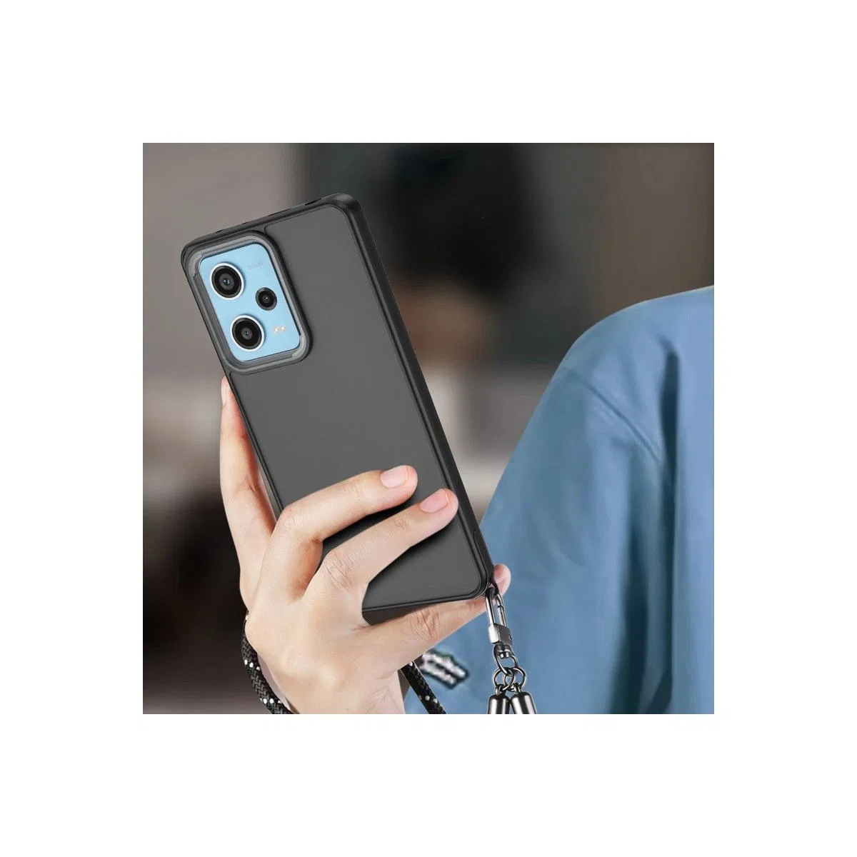Xiaomi Redmi 13 4g Kılıf Elegant Kapak - Siyah görsel 2