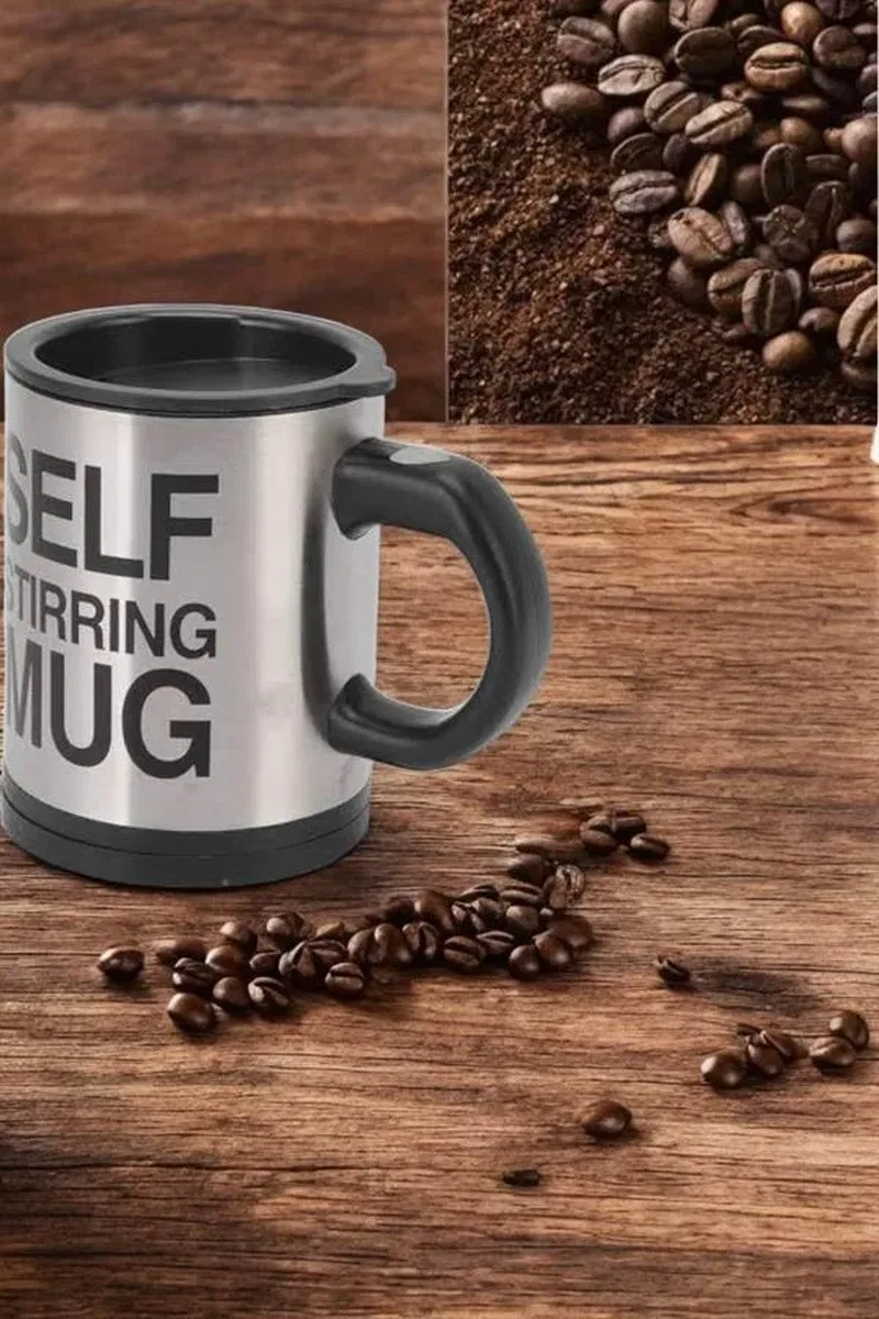 Mikser Kupa Yazılı Mug Bardak Karıştırma Özelliği görsel 3