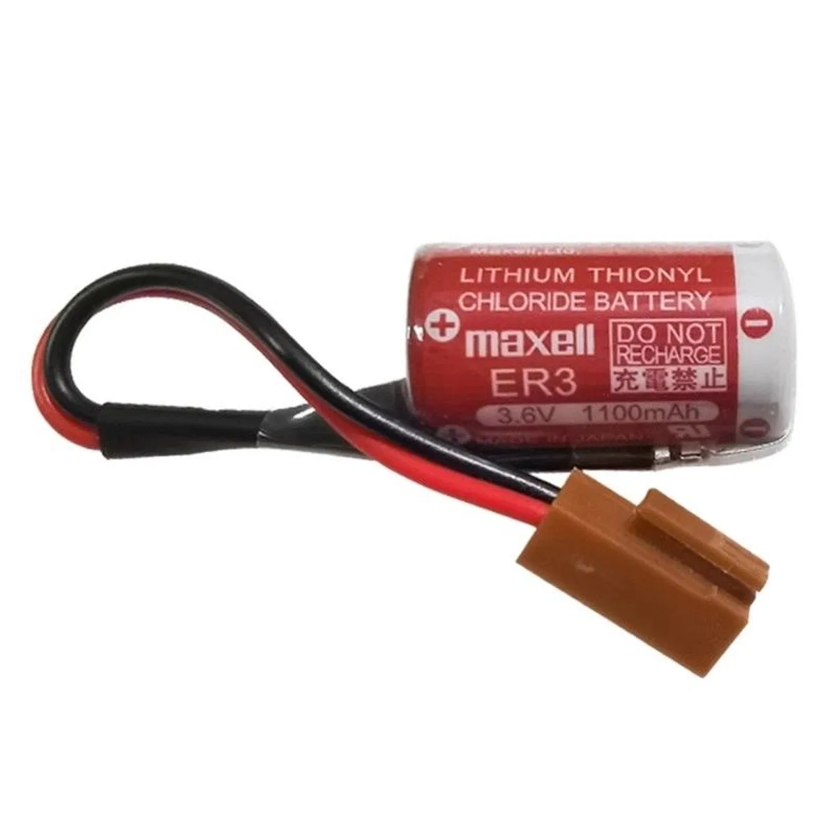 Maxell Er17/33 3. 6v 2/3a Size Lithium Pil - Kahverengi Soket