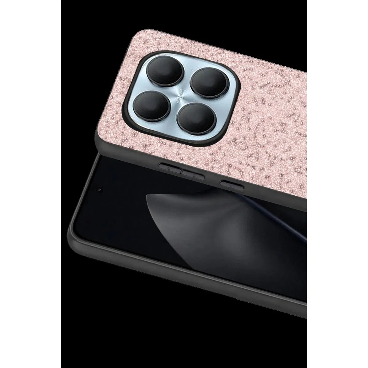 Onegif Xiaomi Redmi Note 15 4g Bright Simli Kapak - Pembe görsel 2