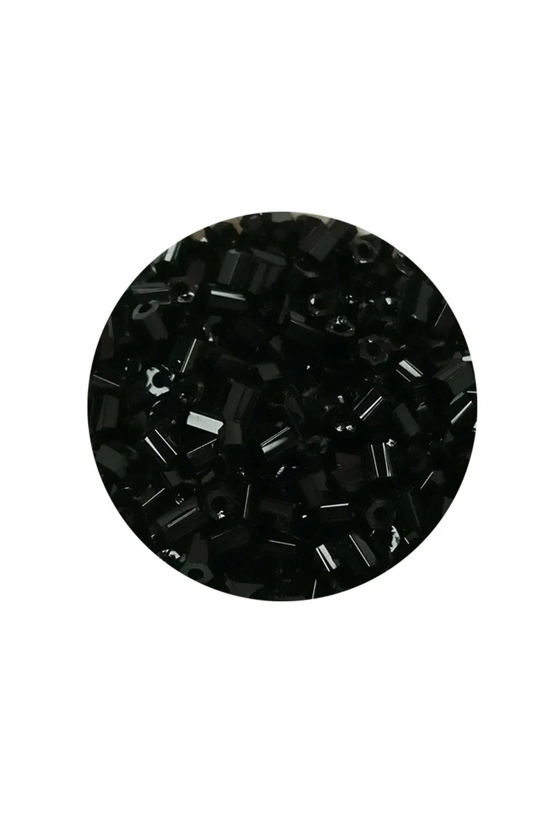 Kesme Cam Boncuk 2mm - 20 Gram - Siyah -BNC312 görsel 2