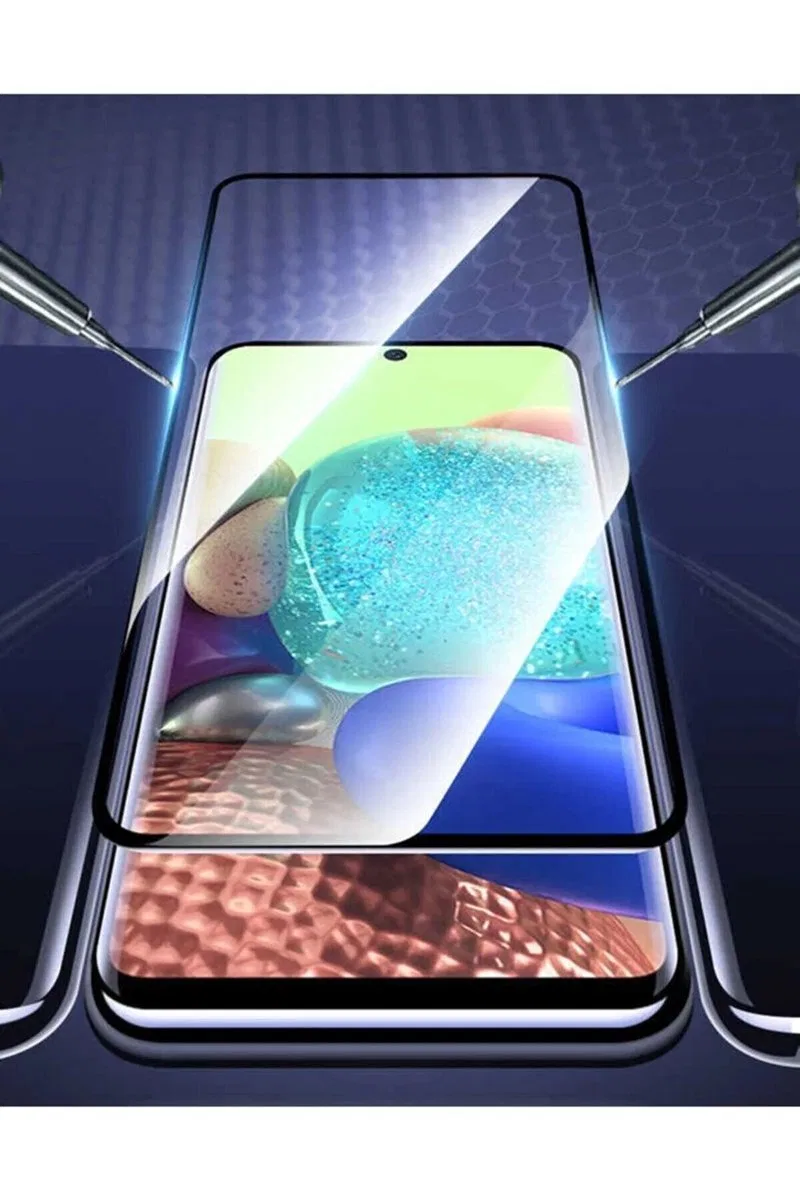 Samsung A72 Uyumlu 9d Tam Kaplayan Parmak Izi Bırakmayan Ekran Koruyucu Film görsel 7