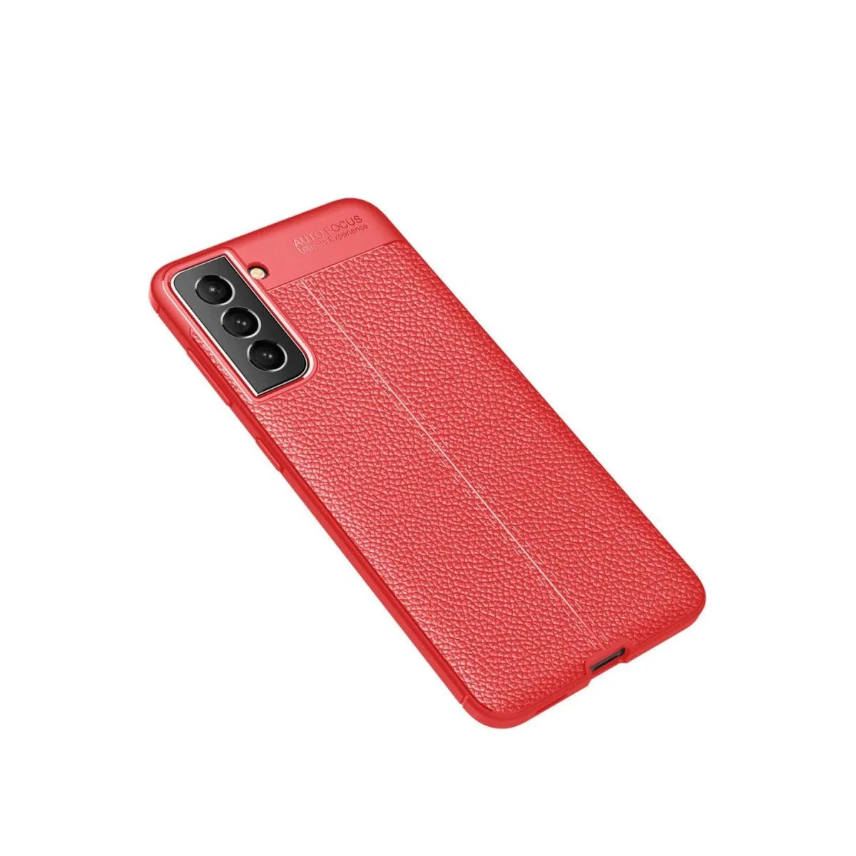 Samsung Galaxy S21 Fe Kılıf Auto Focus Kapak - Kırmızı görsel 2
