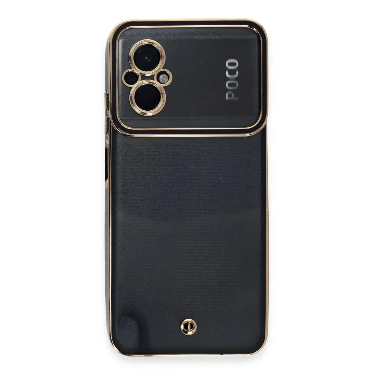 Xiaomi Poco M5 Kılıf Liva Lens Silikon - Siyah görsel 2