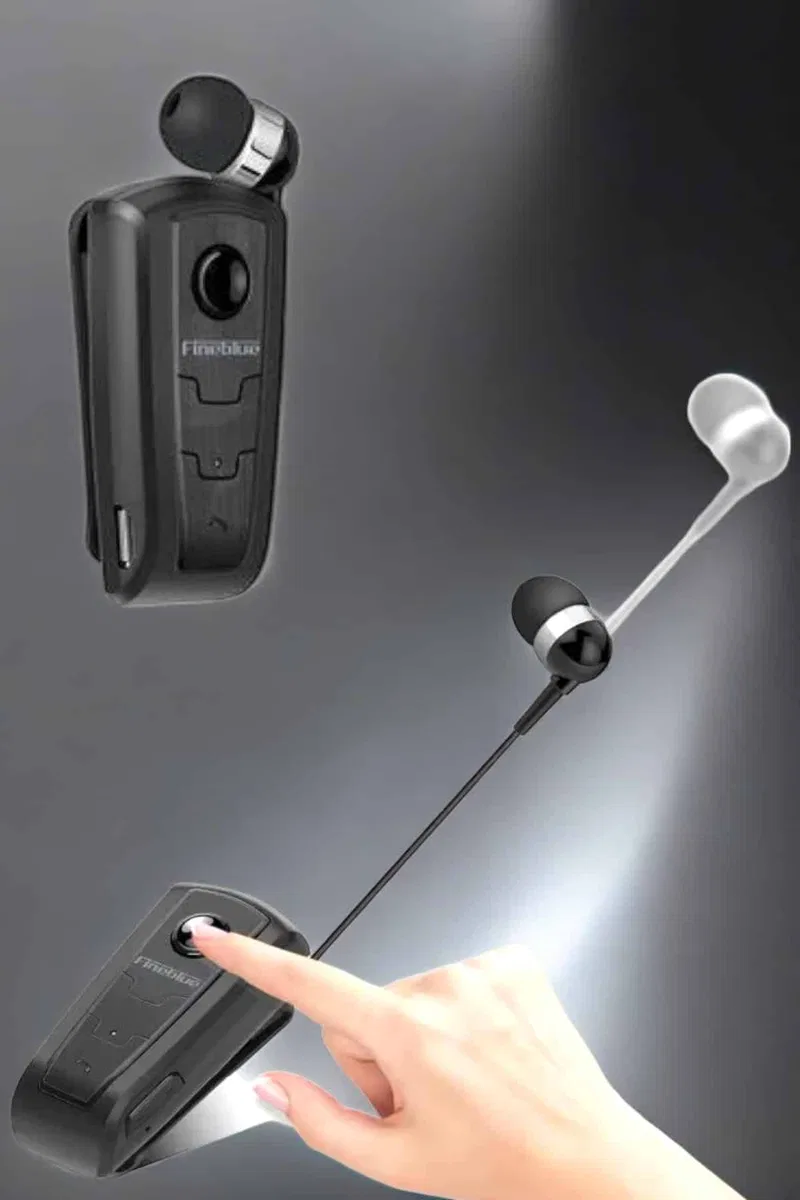 Makaralı Bluetooth Kulaklık Çağrı Cevaplama Kablolu Uzun Pil Ömrü görsel 4