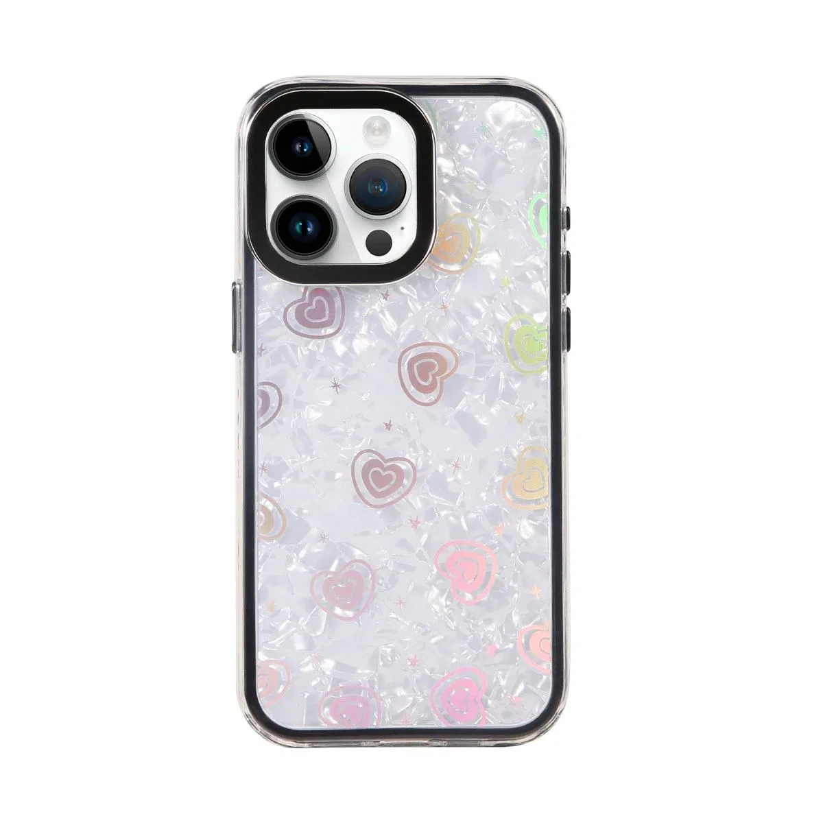 Apple İphone 15 Pro Lumi Desenli Kapak - Siyah görsel 3