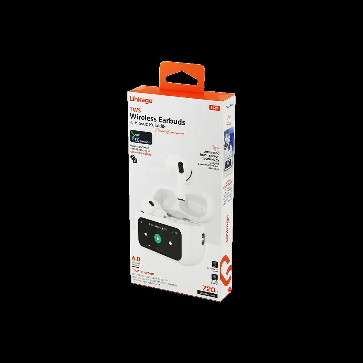 Bluetooth Kablosuz Dokunmatik Kulaklık görsel 2