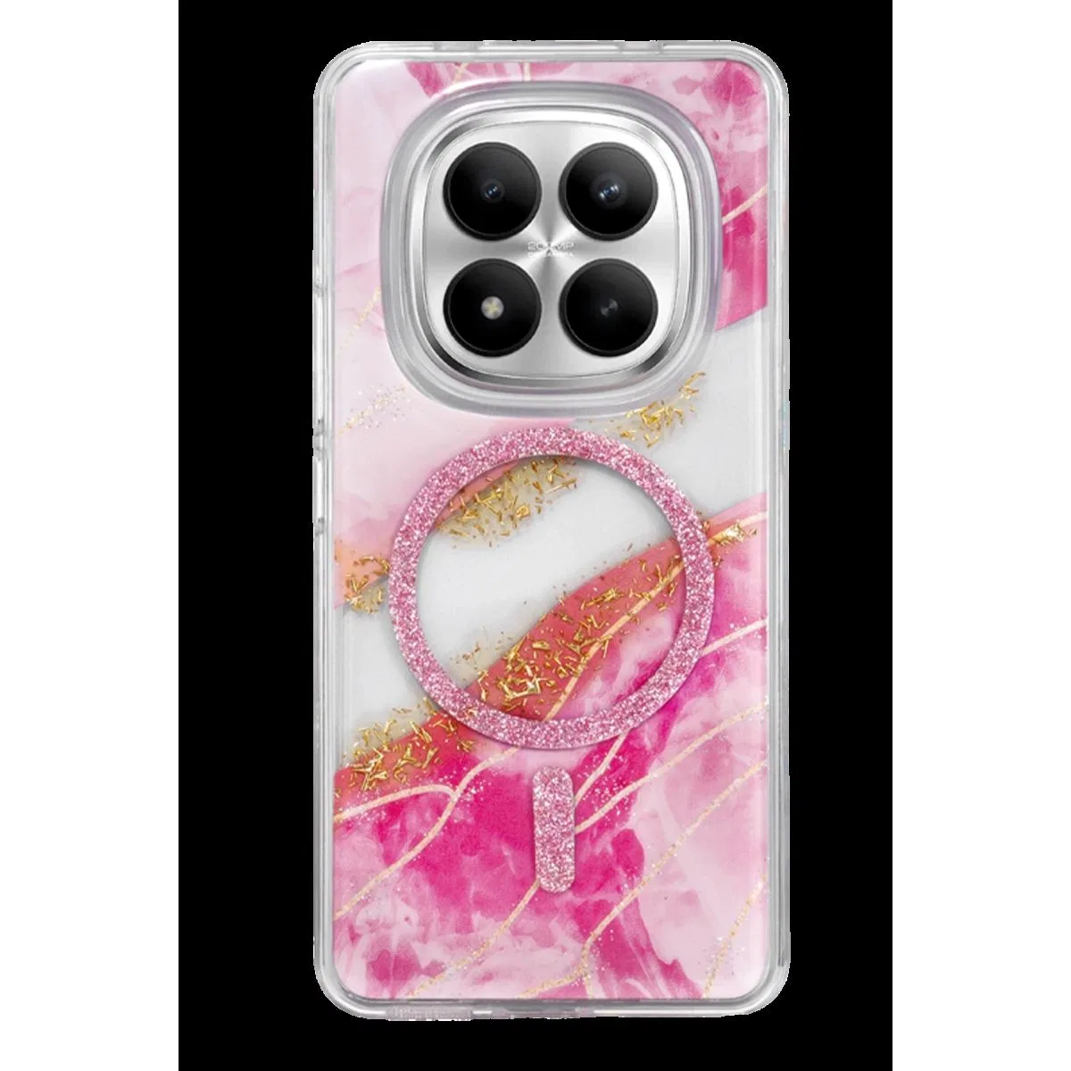 Onegif Xiaomi Redmi Note 15 Pro 4g Lotus Simli Magsafe Kapak - Pembe görsel 3