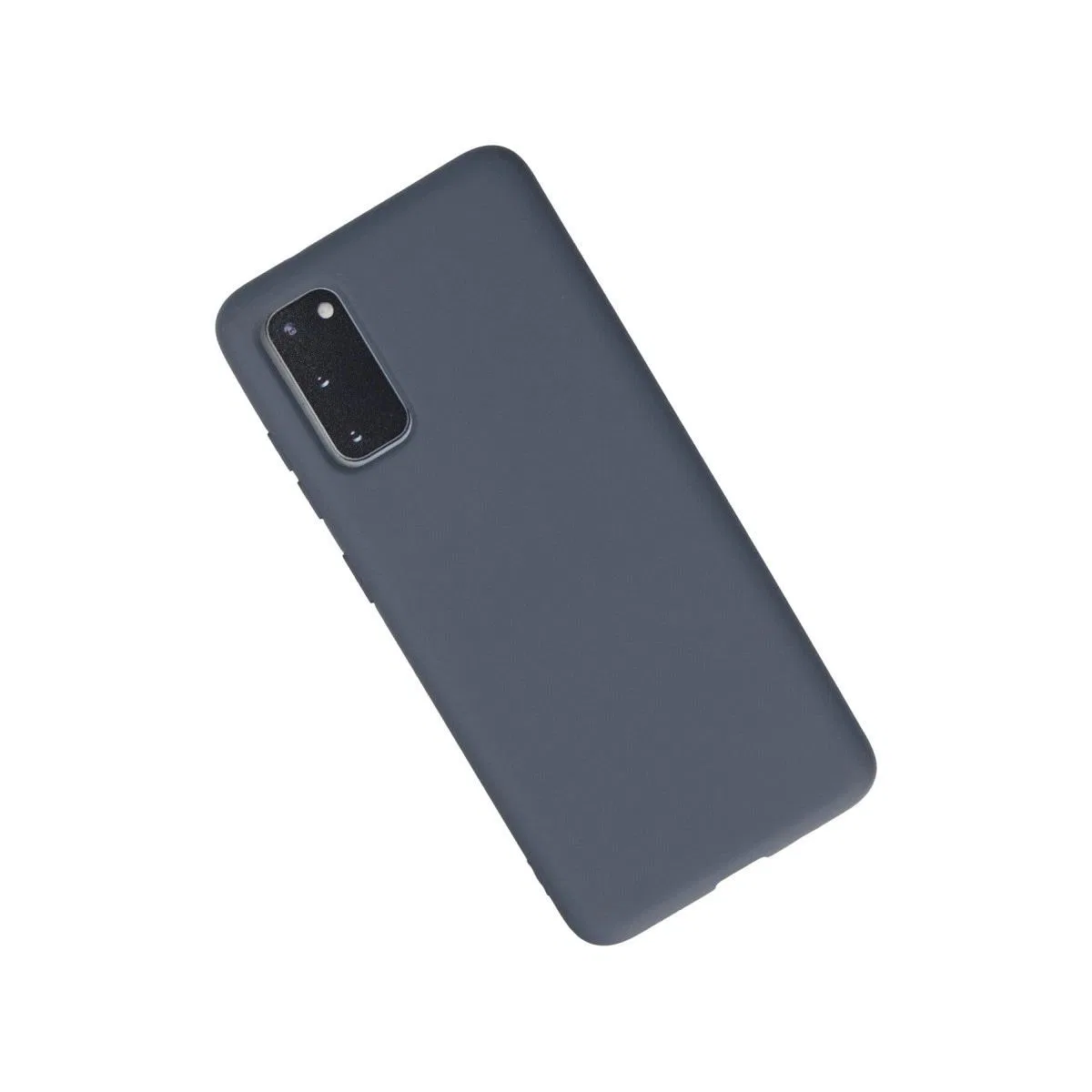 Samsung Galaxy S20 Kılıf Nano İçi Kadife Silikon - Gri görsel 2