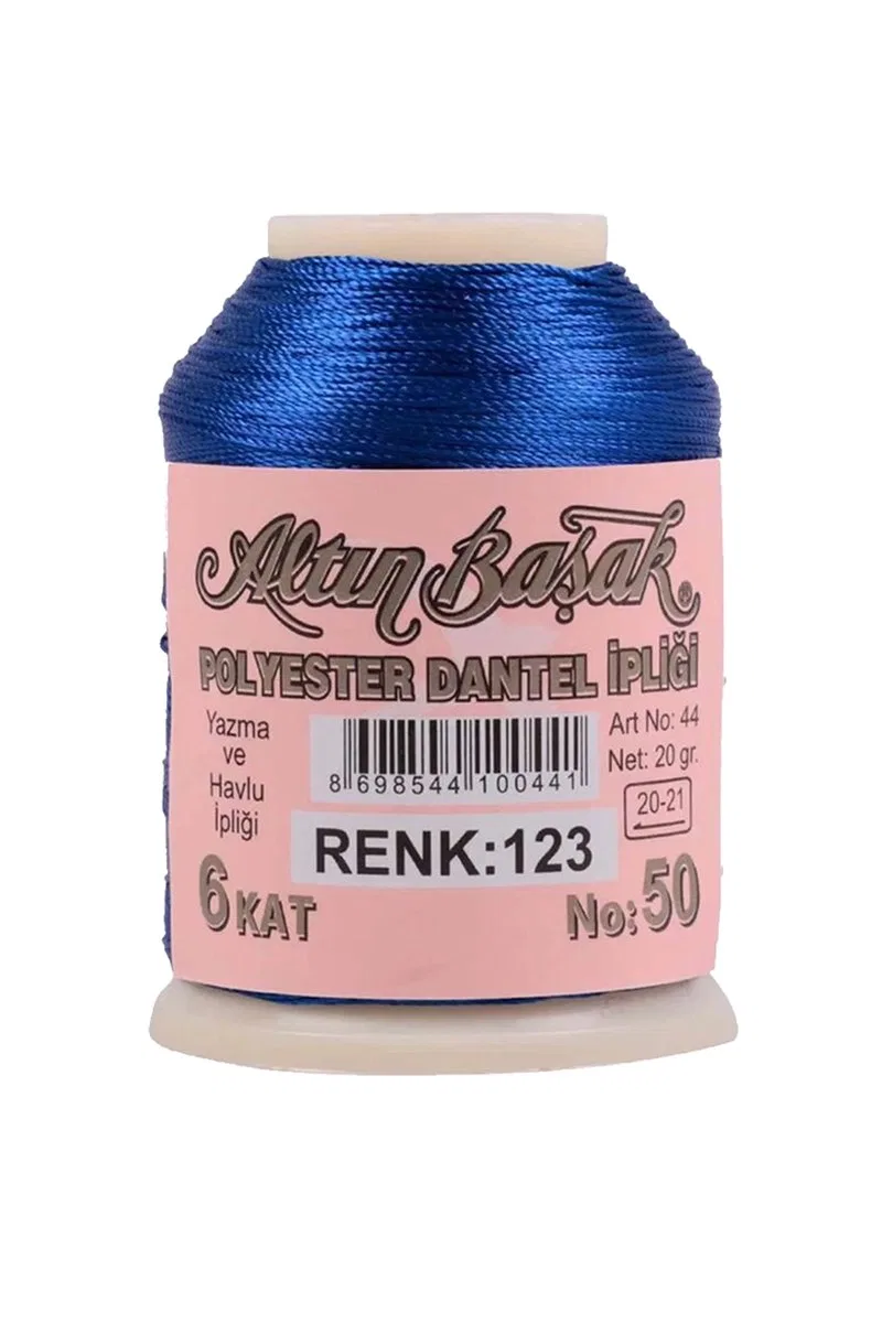 3 Adet Altınbaşak Oya ve Dantel İpi 20 gr - Royaleks - No: BEYAZ - 520 - 123 görsel 4