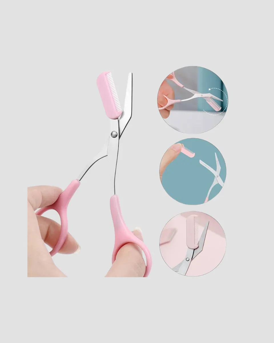 Taşınabilir Kaş ve Kirpik Düzenleme Makası – Ergonomik Tasarım Yeni Nesil görsel 4