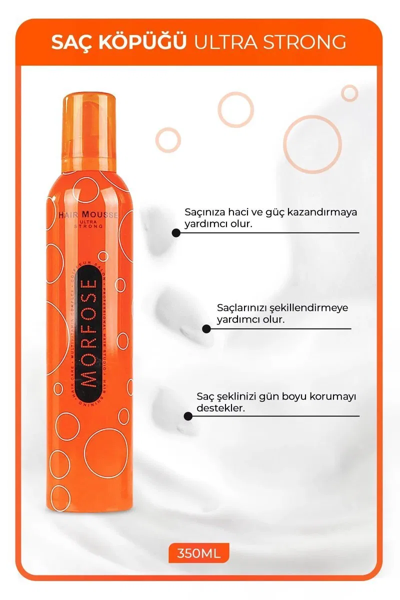 Ultra Strong Saç Köpük 350 ML - Ultra Güçlü Tutuş - mrfs görsel 2