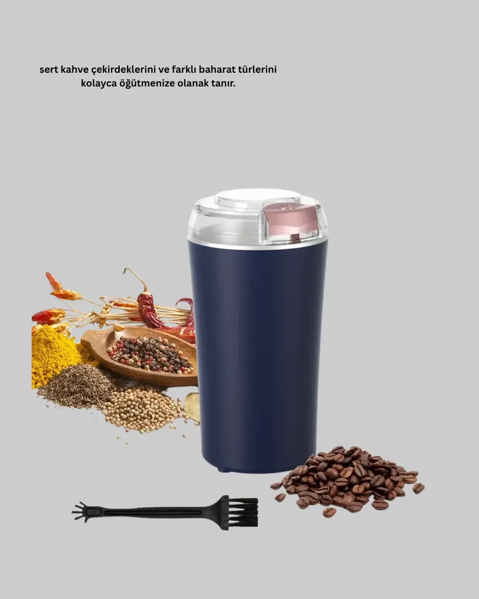 Kahve ve Baharat Öğütücü Otomatik Mekanizmalı Dayanıklı Çelik görsel 3