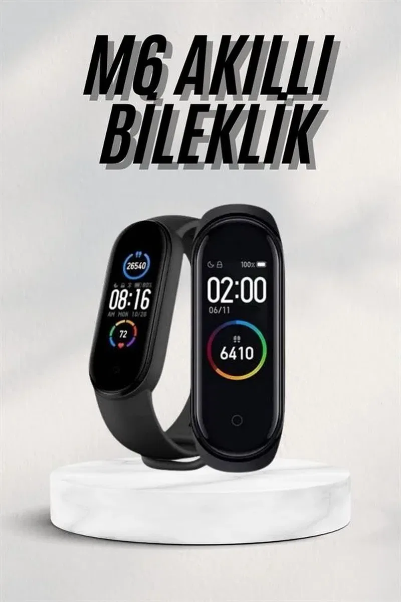 Akıllı Bileklik Android ve İOS Uyumlu Bildirim ve Çağrı Görme Spor Takibi görsel 2