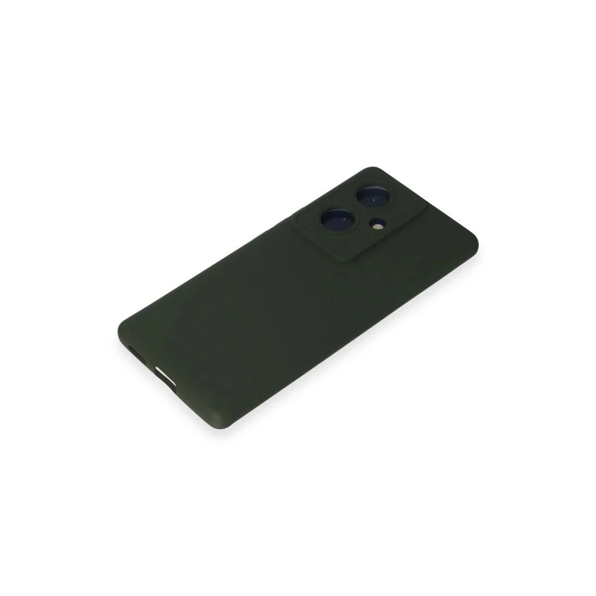 Vivo V29 Lite Kılıf Nano İçi Kadife Silikon - Koyu Yeşil görsel 4