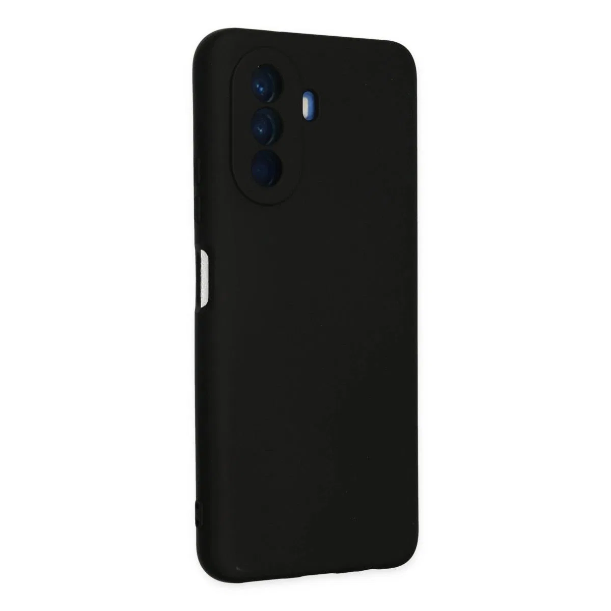 Huawei Nova Y70 Kılıf Nano İçi Kadife Silikon - Siyah görsel 2