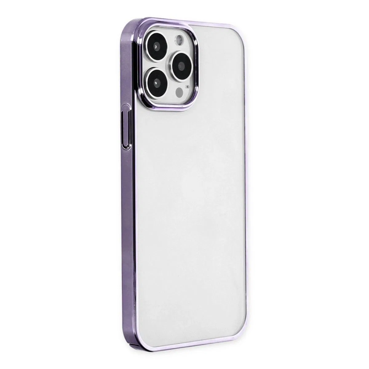 Apple İphone 13 Pro Max Kılıf Element Silikon - Mor görsel 2
