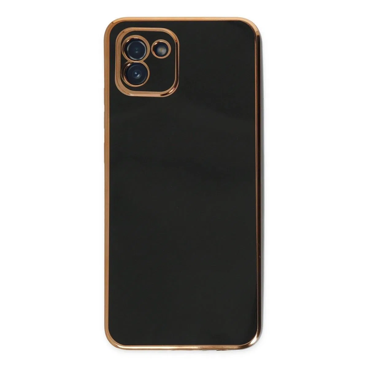Samsung Galaxy A03 Kılıf Volet Silikon - Siyah görsel 2