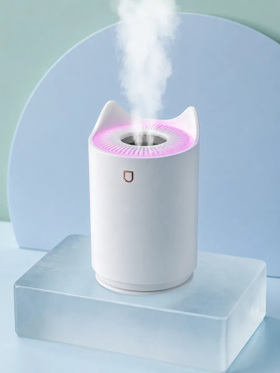 Hava Nemlendirici Ultrasonik Aroma Difüzör 7 Renk LED Işıklı Gece Lambası görsel 3