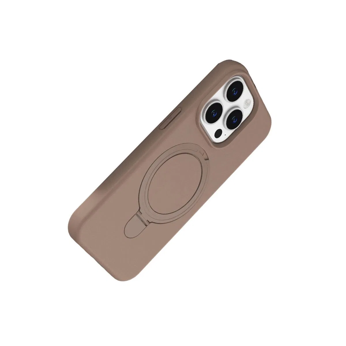 Apple İphone 14 Pro Max Regal Magsafe Standlı Kapak - Çöl Titanyum görsel 3