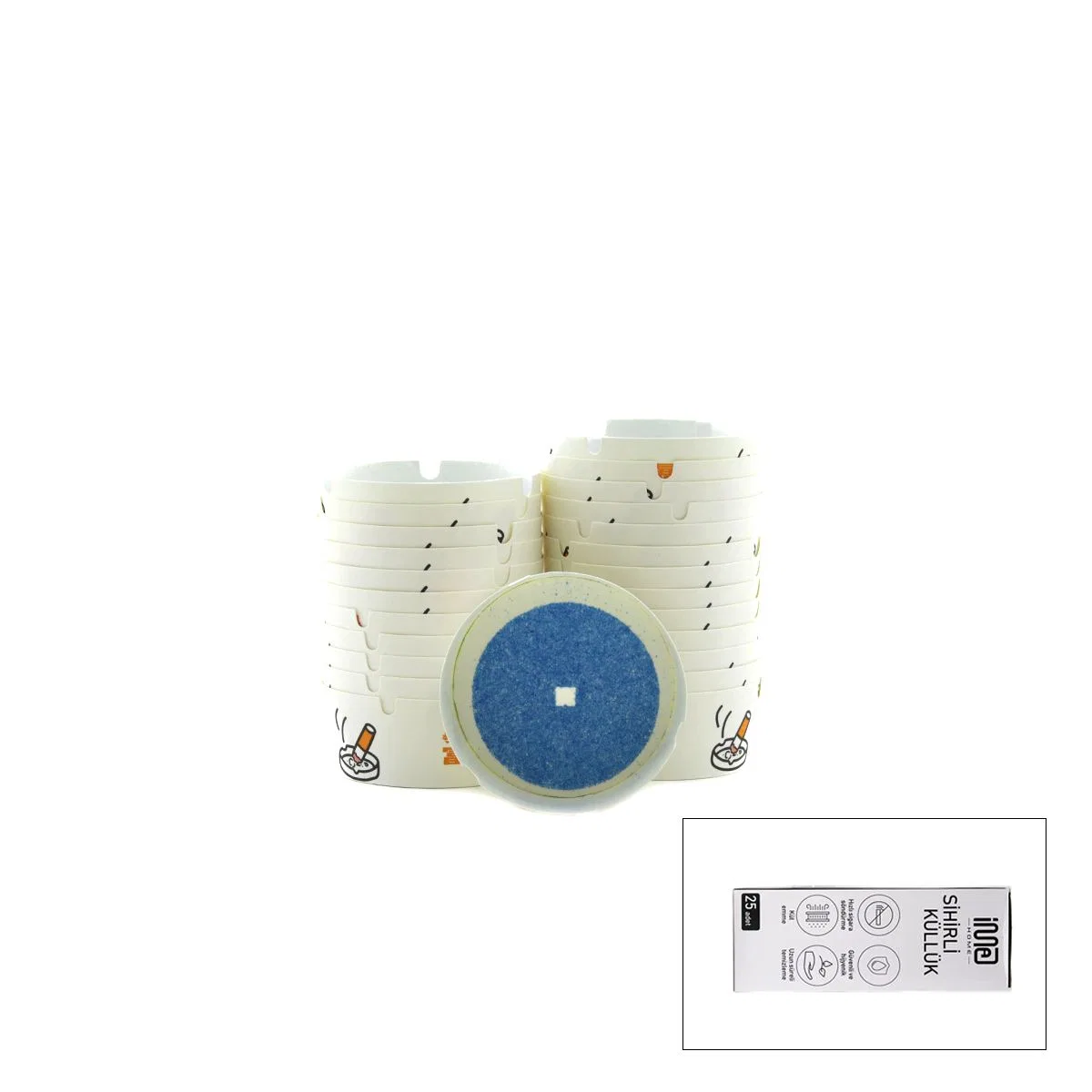Tek Kullanımlık Jel Küllük 25'li Paket görsel 3