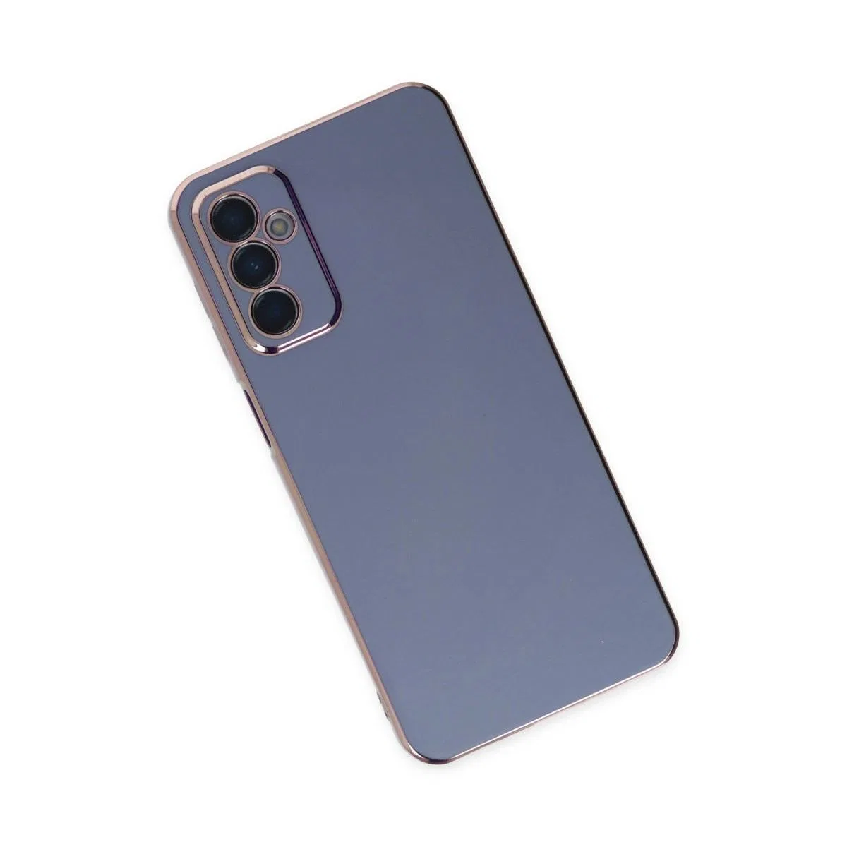Samsung Galaxy M23 Kılıf Volet Silikon - Mavi görsel 3