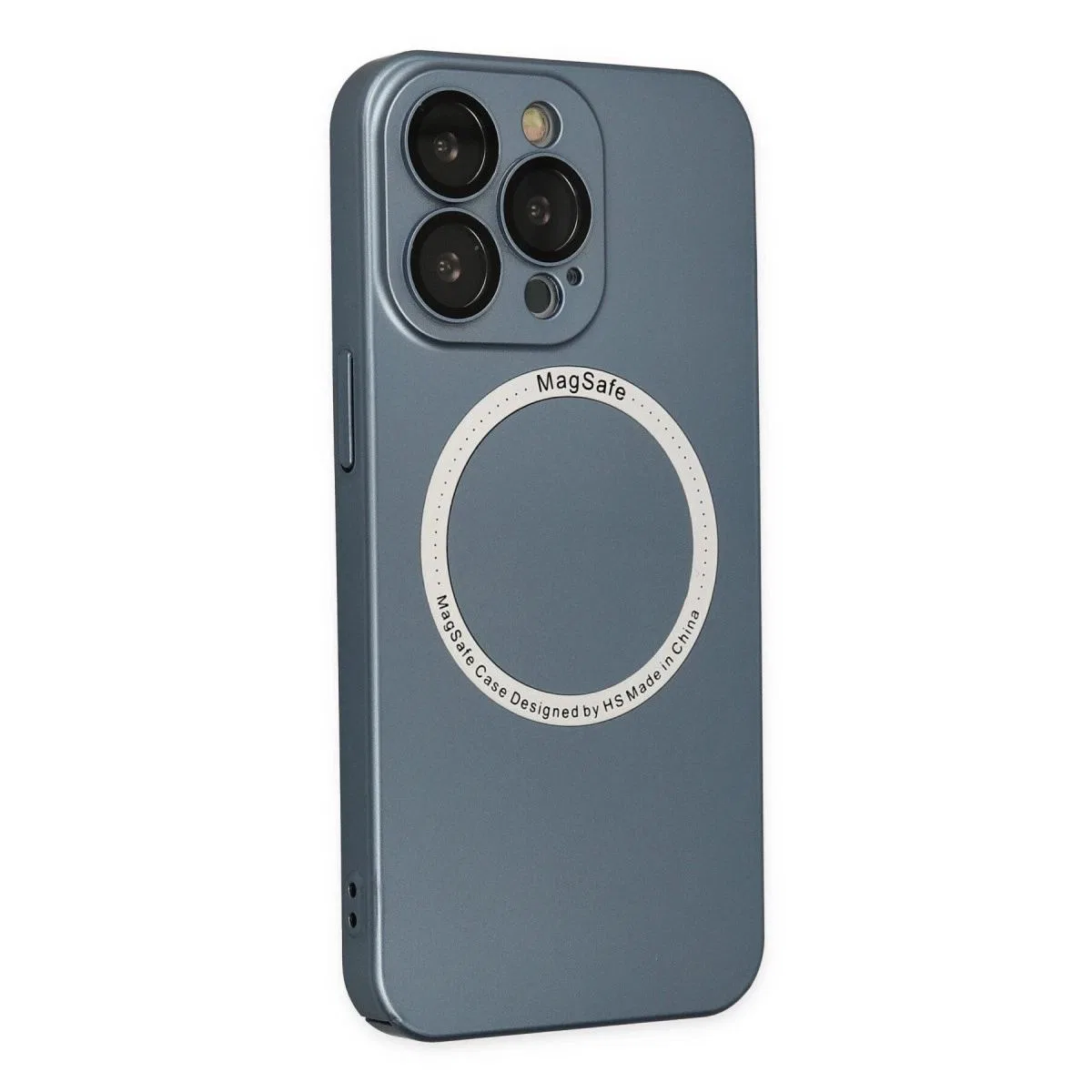 Apple İphone 13 Pro Kılıf Jack Magneticsafe Lens Silikon - Sierra Blue görsel 6