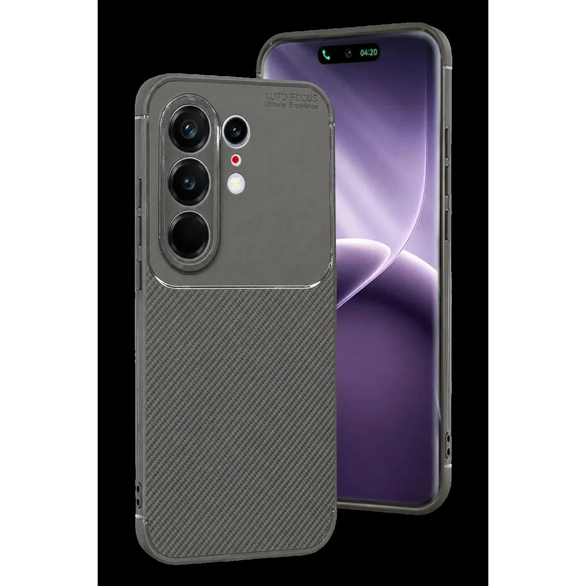 Tecno Camon 50 Pro 5g Auto Focus Karbon Kapak - Gri