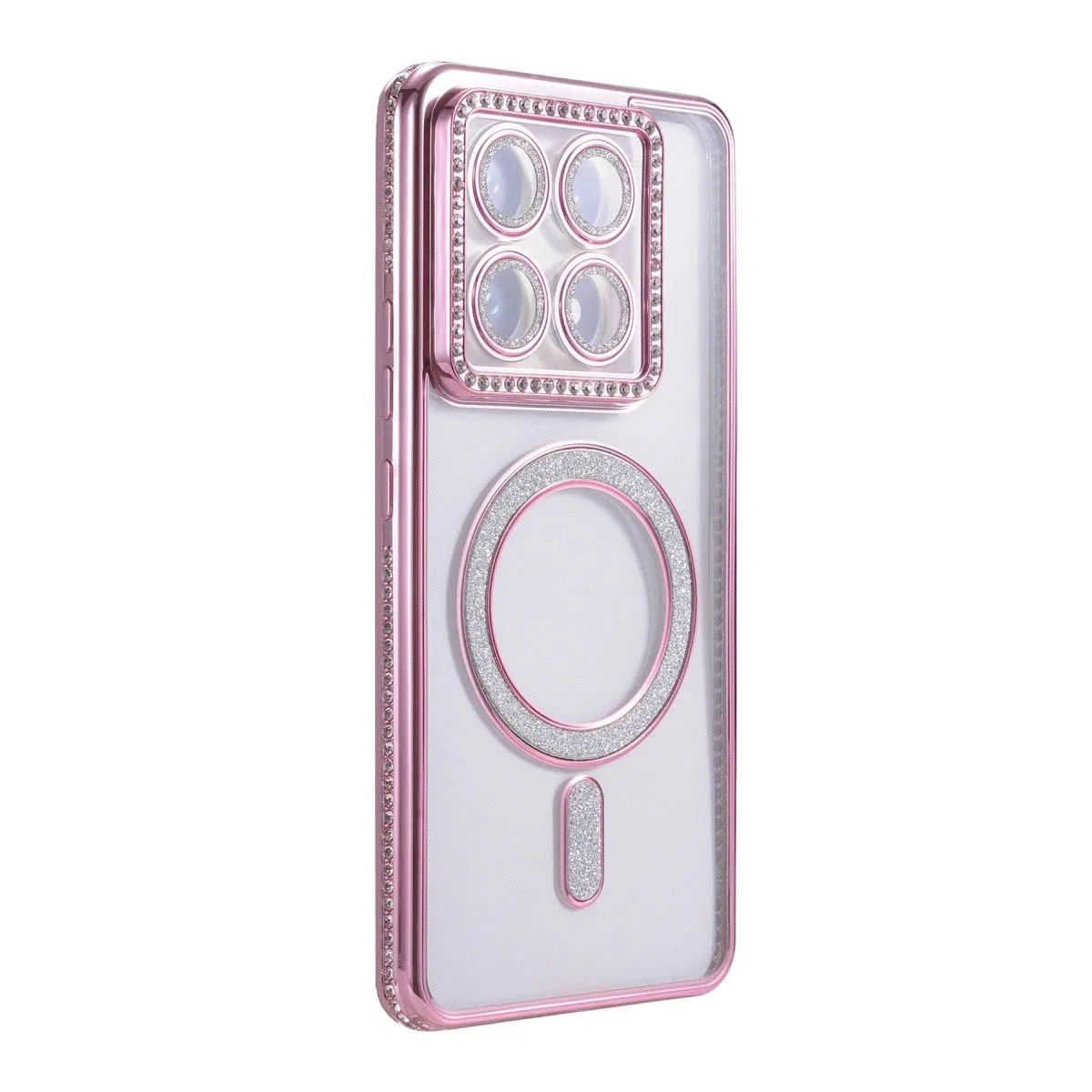 Xiaomi Mi 14t Pro Joke Simli Magneticsafe Kılıf - Pembe görsel 3