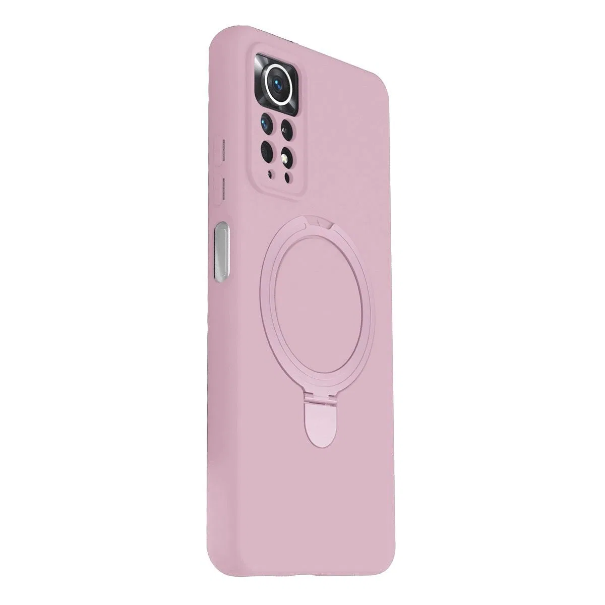 Xiaomi Redmi Note 12 Pro 4g Regal Magsafe Standlı Kapak - Açık Pembe görsel 3