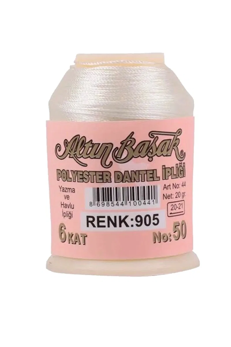 3 Adet Altınbaşak Oya ve Dantel İpi 20 gr - Royaleks - No: 905 - 840 - 317 görsel 3