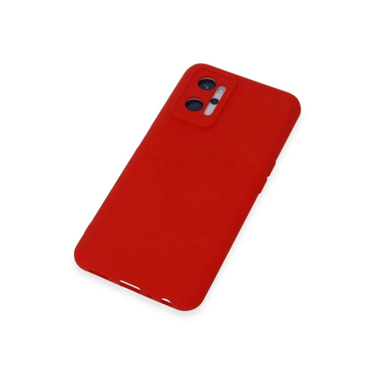 Realme 9i 4g Kılıf Nano İçi Kadife Silikon - Kırmızı görsel 4