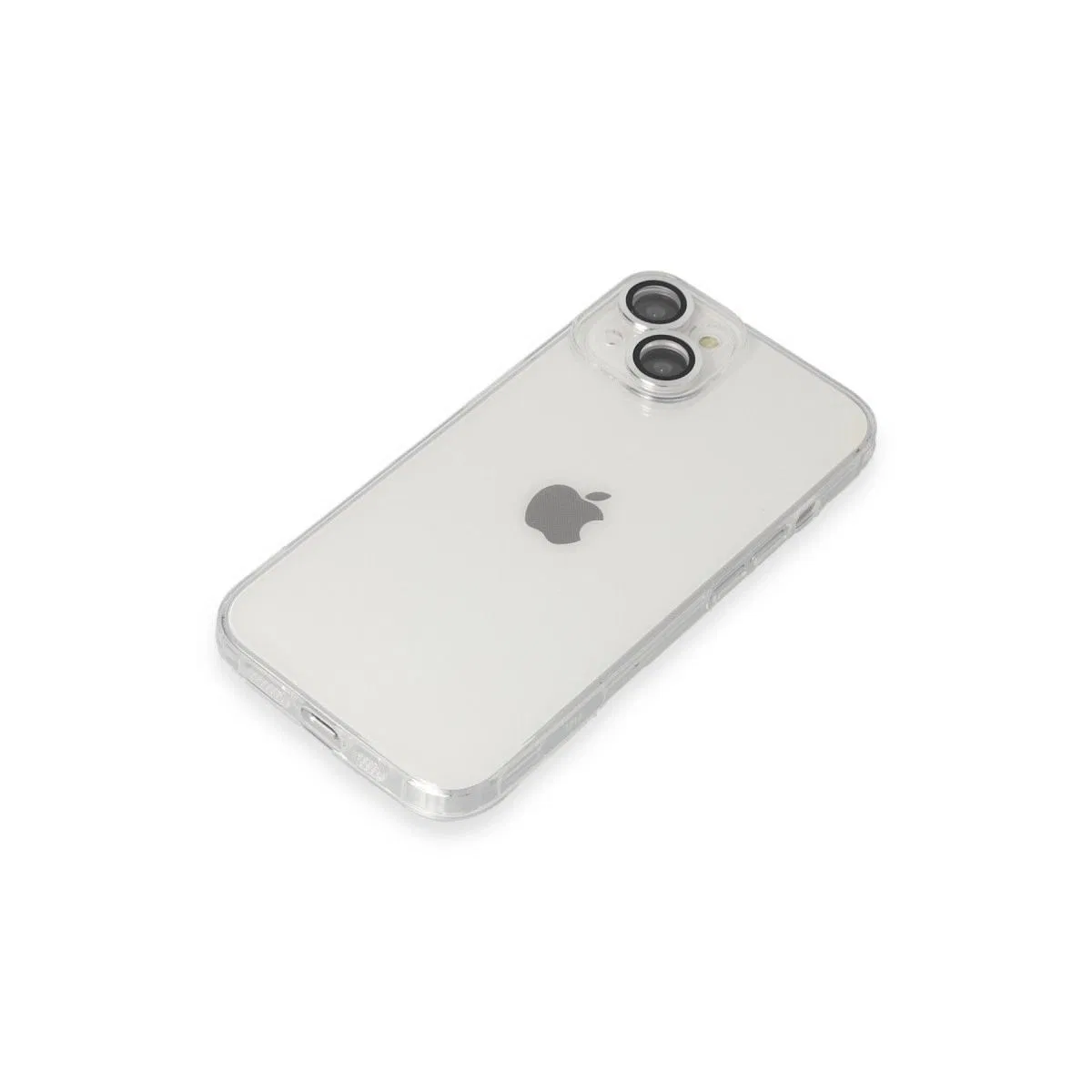 Apple İphone 14 Kılıf Luko Lens Silikon - Gümüş görsel 4
