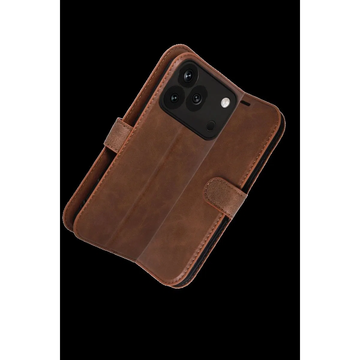 Huawei Honor 600 Pro Trend S Plus Kapaklı Kılıf - Taba görsel 3
