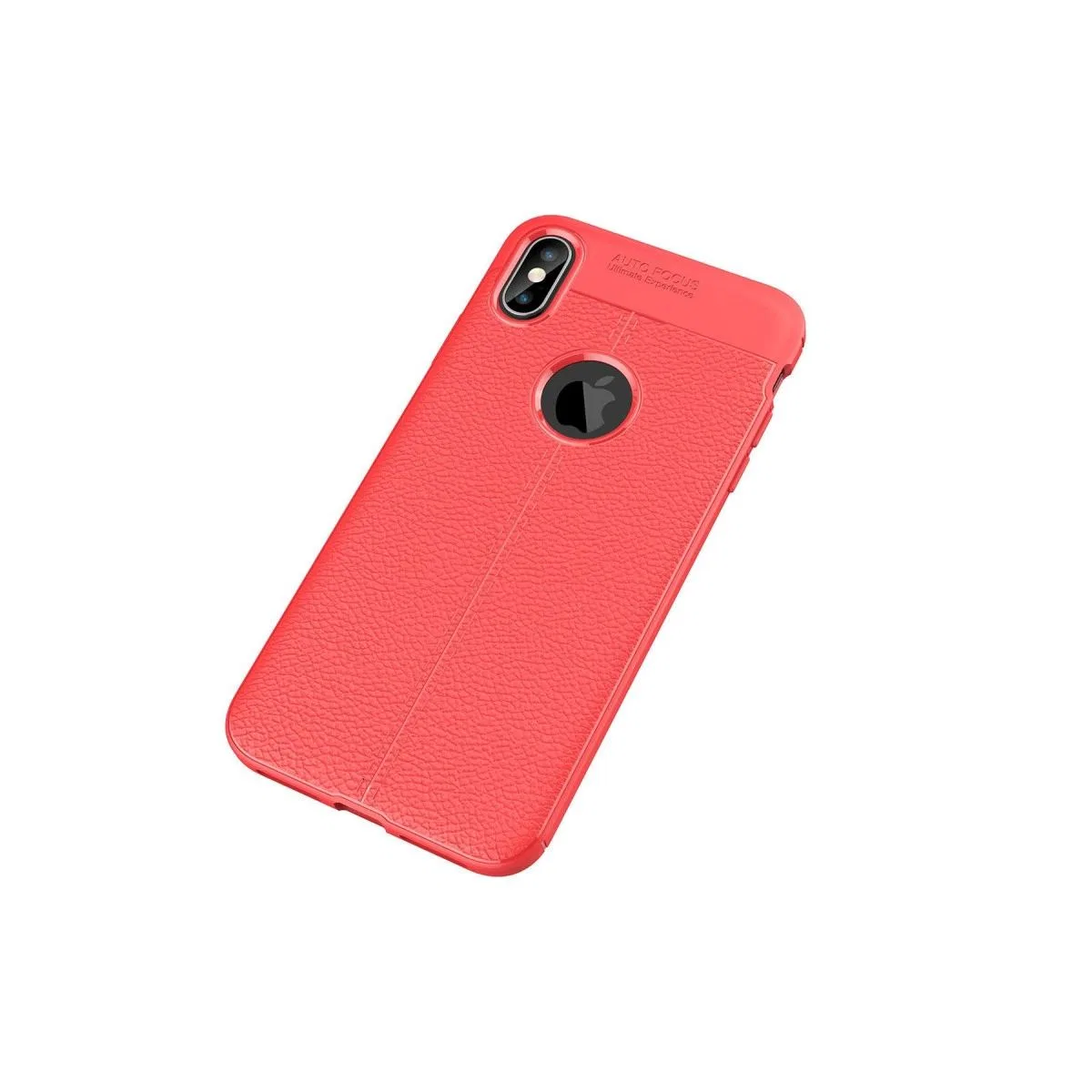 Apple İphone X Kılıf Auto Focus Kapak - Kırmızı görsel 2