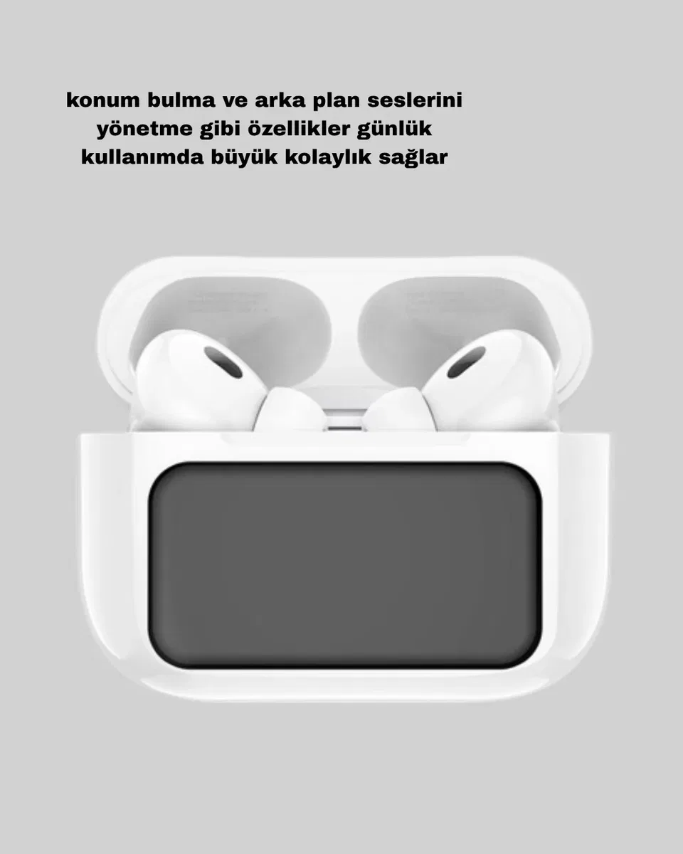 Powerbank Kutulu Dokunmatik Bluetooth Kulaklık – Gürültü Engelleme, Suya Dayanıklı görsel 4