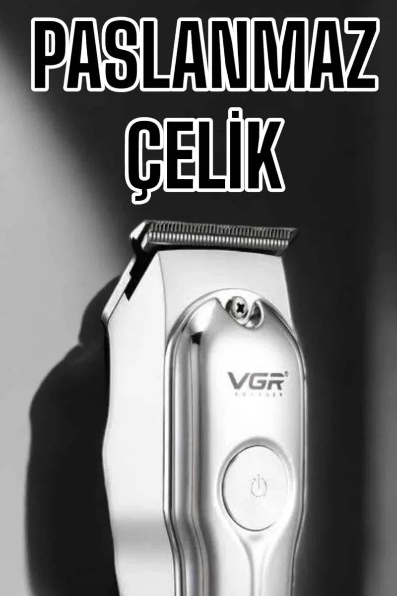 Tıraş Makinesi Güçlü Motor Şarjlı Uzun Pil Ömürlü görsel 4