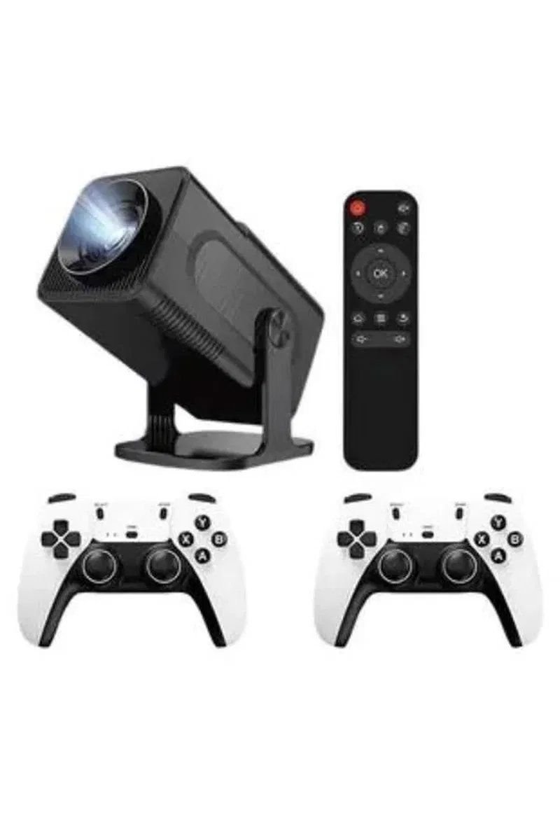 Retro Video Oyunu Konsolu Android Tv El Oyun Konsolu WIFI Taşınabilir Projeksiyon Cihazı görsel 3