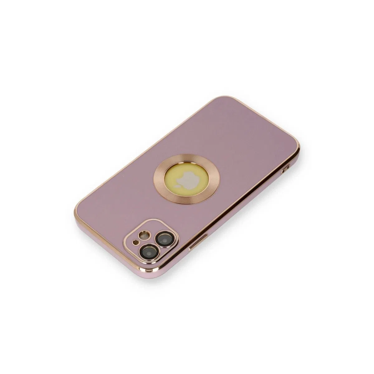 Apple İphone 12 Kılıf Store Silikon - Mor görsel 3