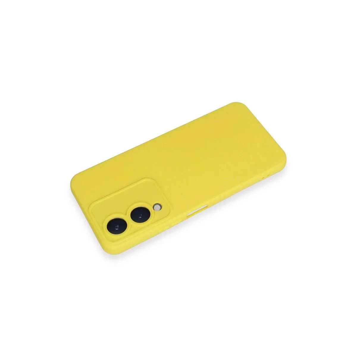 Vivo Y17s Kılıf Nano İçi Kadife Silikon - Sarı görsel 3
