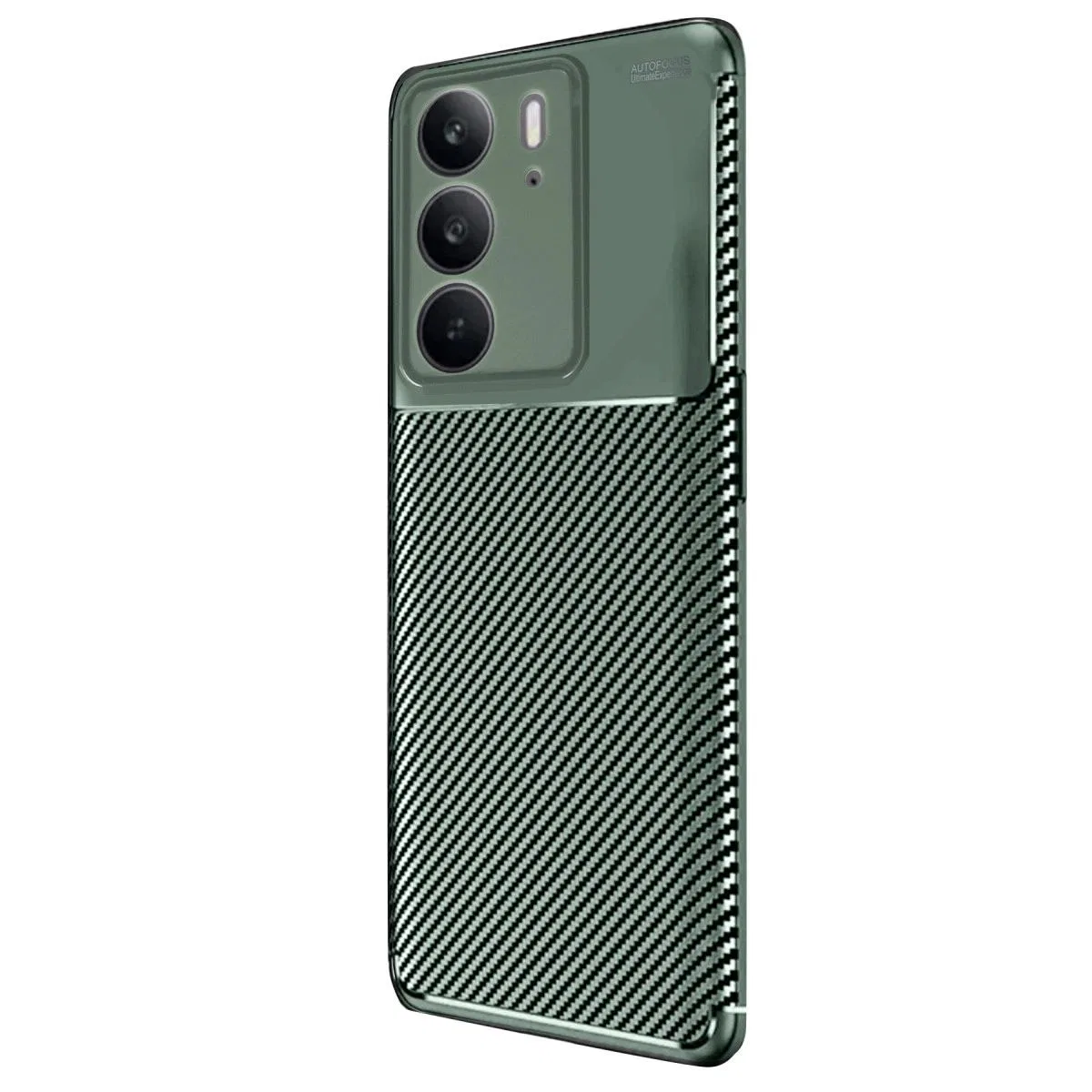 Realme C75 4g Auto Focus Karbon Kapak - Koyu Yeşil görsel 2